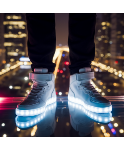 Multi Color Unisex Usb Led Light Shoes