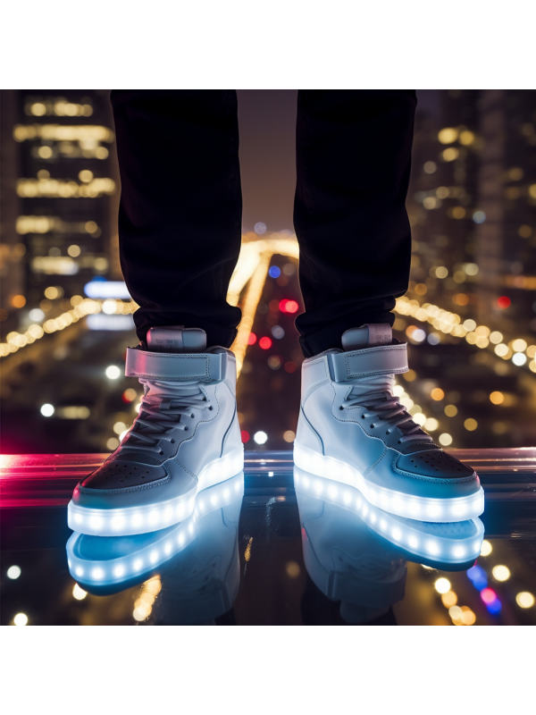 Multi Color Unisex Usb Led Light Shoes